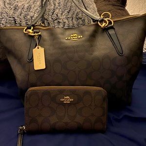 Coach Ava Purse & matching wallet/wristlet